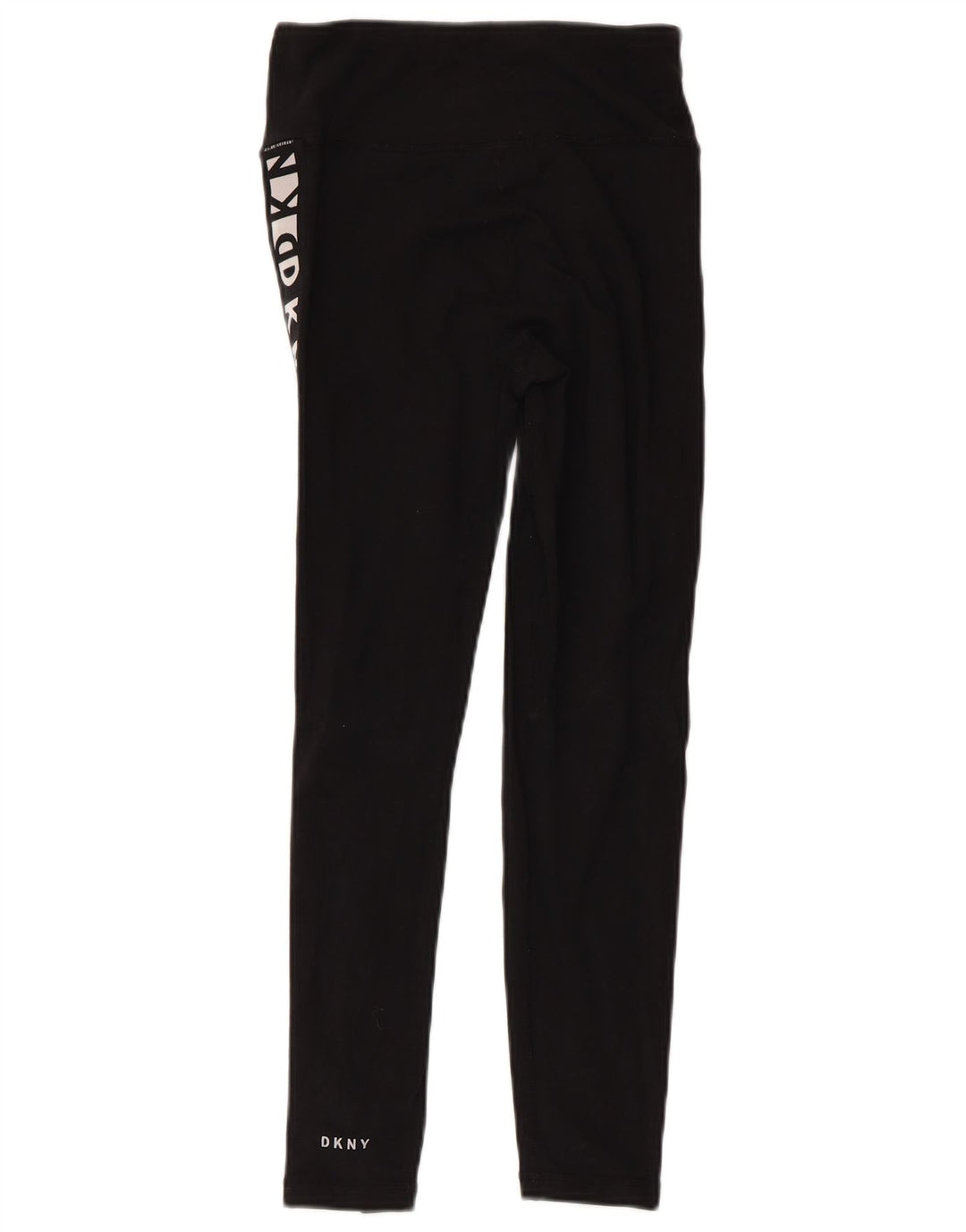 Leggings grafici da donna Dkny UK 4 XS cotone nero