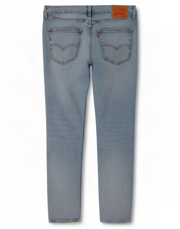 Levi's Mens 512 Distressed Slim Tapered Jeans W36 L32 Blue Cotton