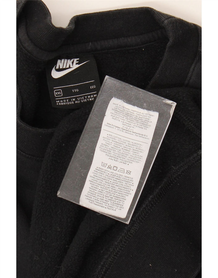 Felpa da uomo NIKE maglione 2XL cotone nero