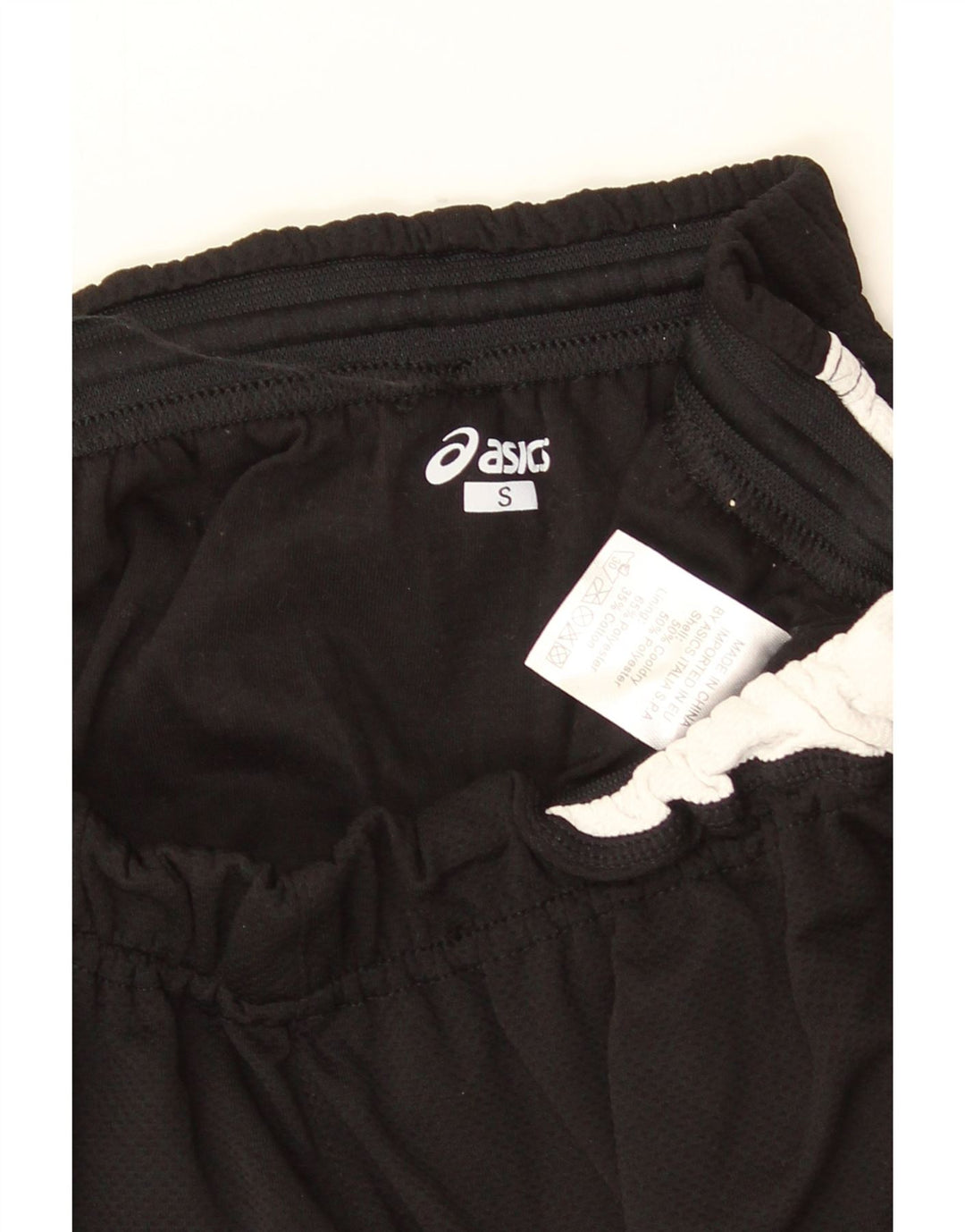 Pantaloncini sportivi da donna Asics UK 10 Small Nero Colourblock Poliestere