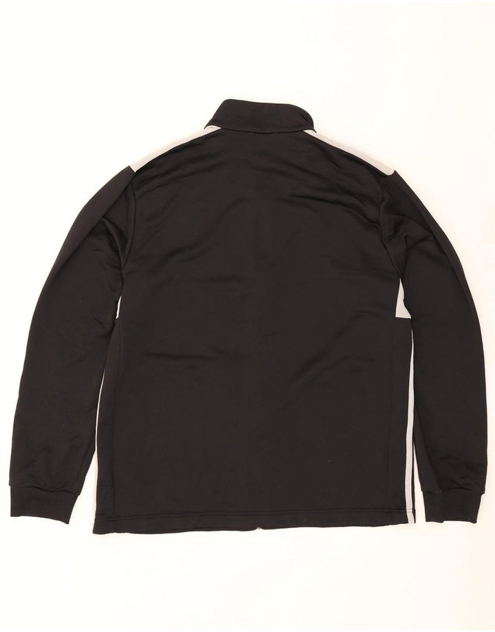 Giacca da tuta da uomo Adidas XL in poliestere color block nero