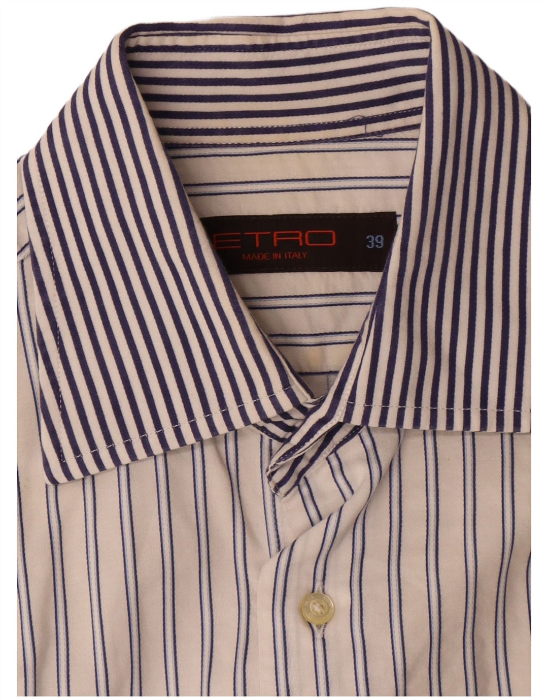 Camicia da uomo Etro taglia 39 a righe bianche medie