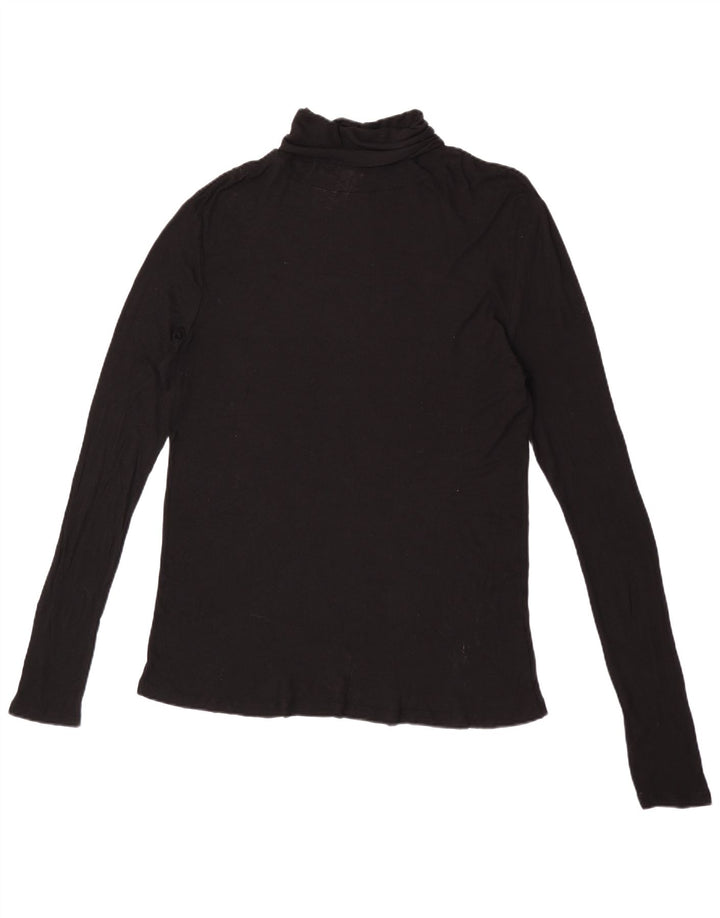 Top Zara da donna a maniche lunghe UK 16 grande nero