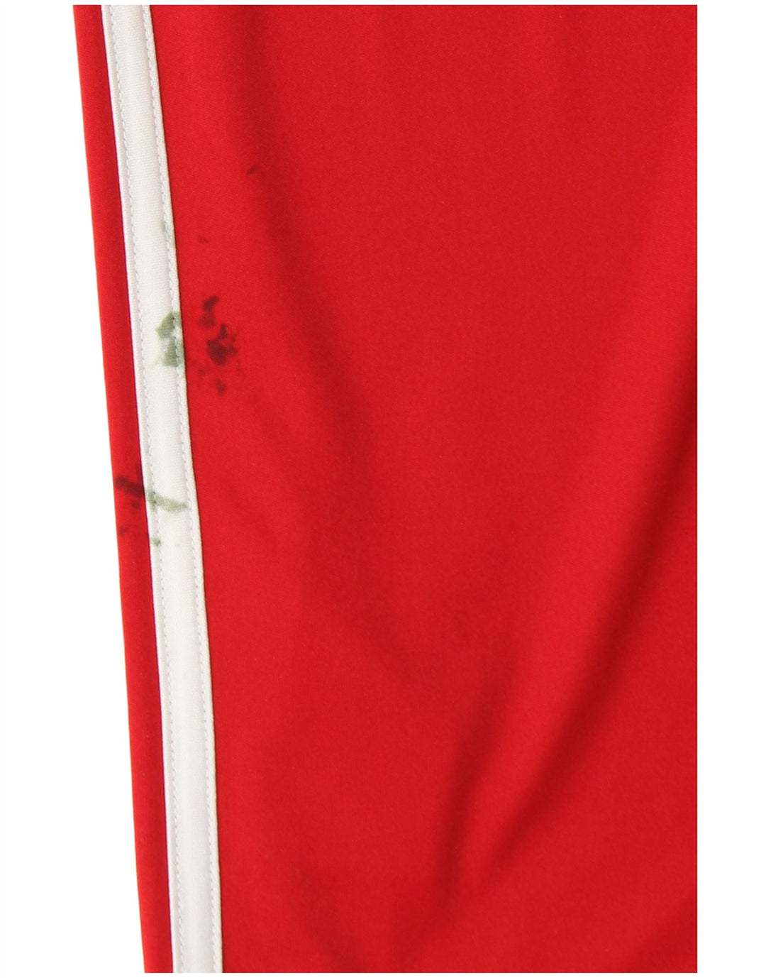 T-shirt Adidas Climalite da uomo Top Small in poliestere color block rosso