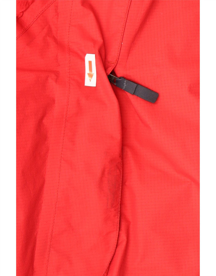 Giacca antipioggia da uomo con cappuccio Berghaus UK 38 nylon rosso medio