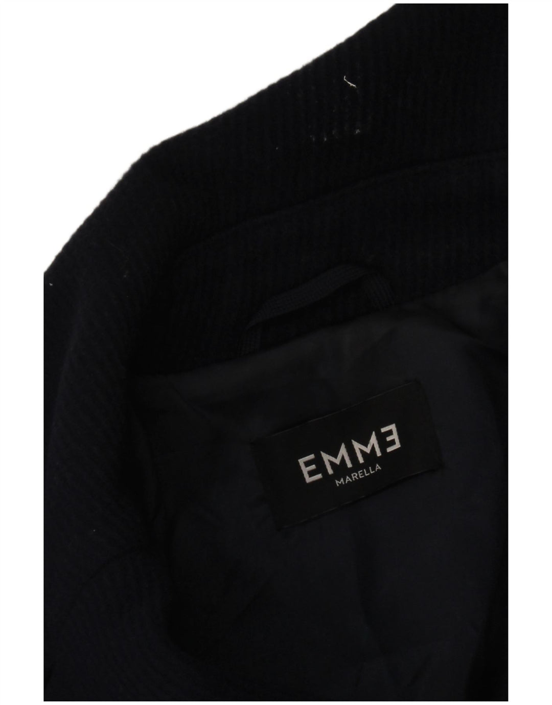 Cappotto da marinaio EMME da donna Marella UK 12 medio blu navy