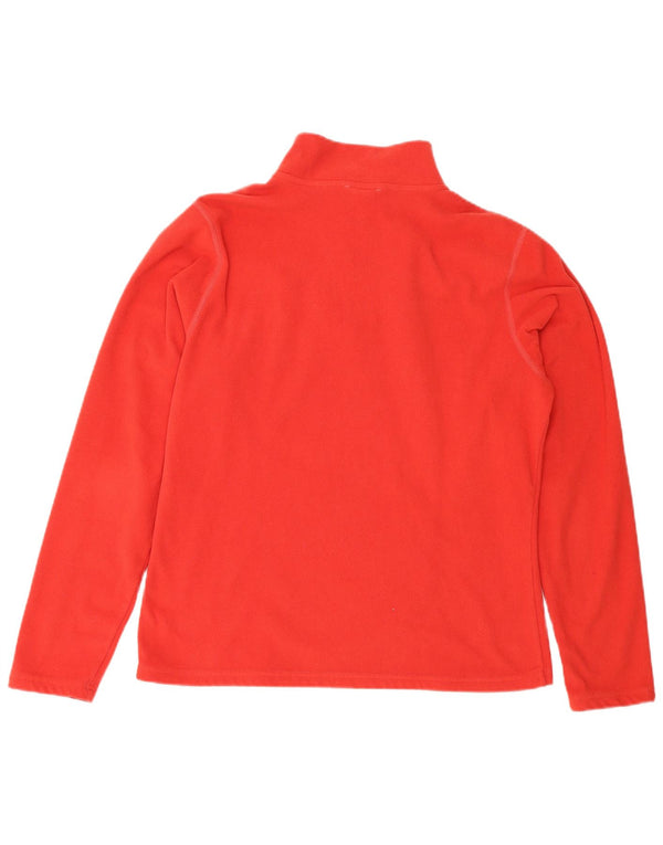 Maglione in pile da donna con collo e zip The North Face UK 16 Large Rosso Poliestere