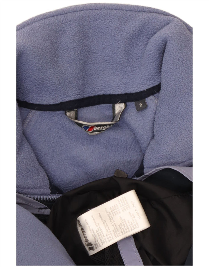 Giacca a vento con cappuccio da donna Berghaus UK 8 Small nylon blu navy