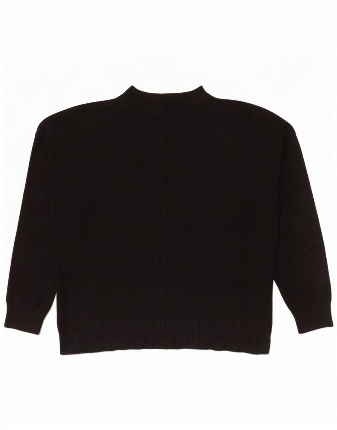 Maglione maglione girocollo da donna Oasis UK 14 Viscosa nera media