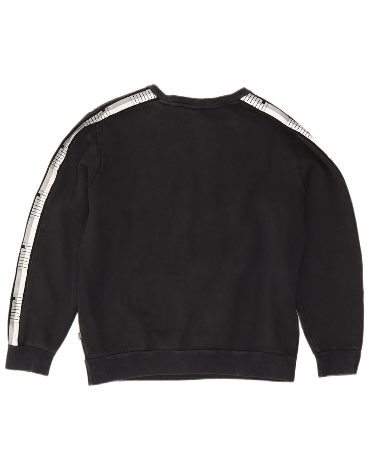 Felpa grafica da donna Puma Jumper UK 14 Medium Navy Blue Colourblock