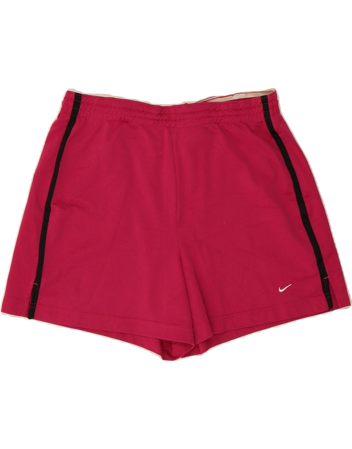 NIKE Womens Sport Shorts US 12/ 14 Large Pink Polyester Vintage Nike and Second-Hand Nike from Messina Hembry 