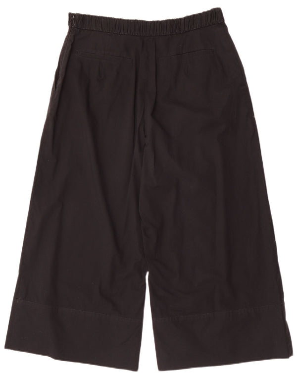 Pantaloni capri da donna a gamba larga Max & Co. W30 L21 neri