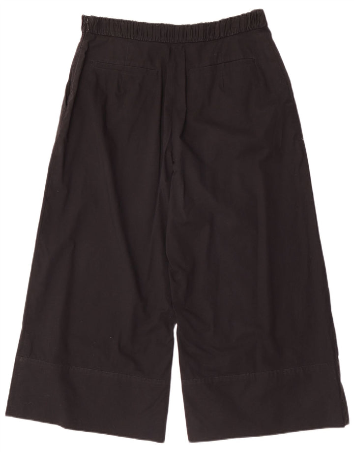 Pantaloni capri da donna a gamba larga Max & Co. W30 L21 neri