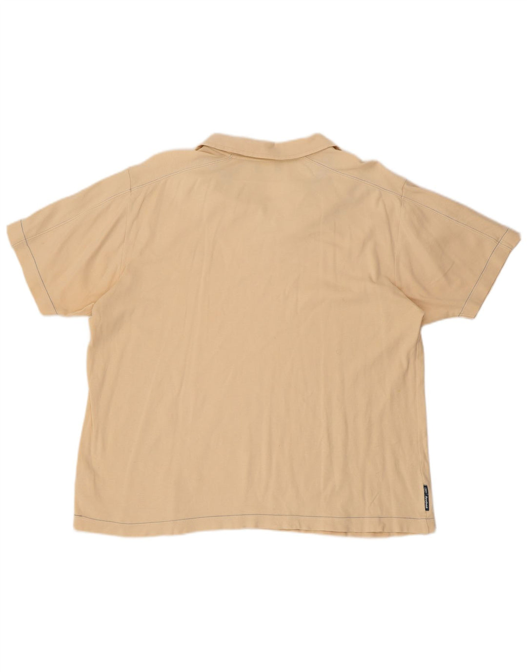Polo REEBOK da uomo in cotone beige medio