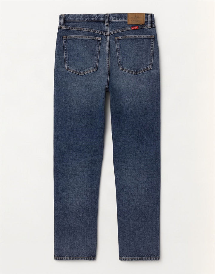 Jeans dritti da uomo Wrangler W32 L30 cotone blu