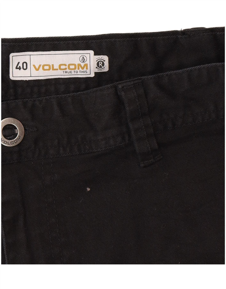 Pantaloncini chino da uomo Volcom W40 XL in cotone nero