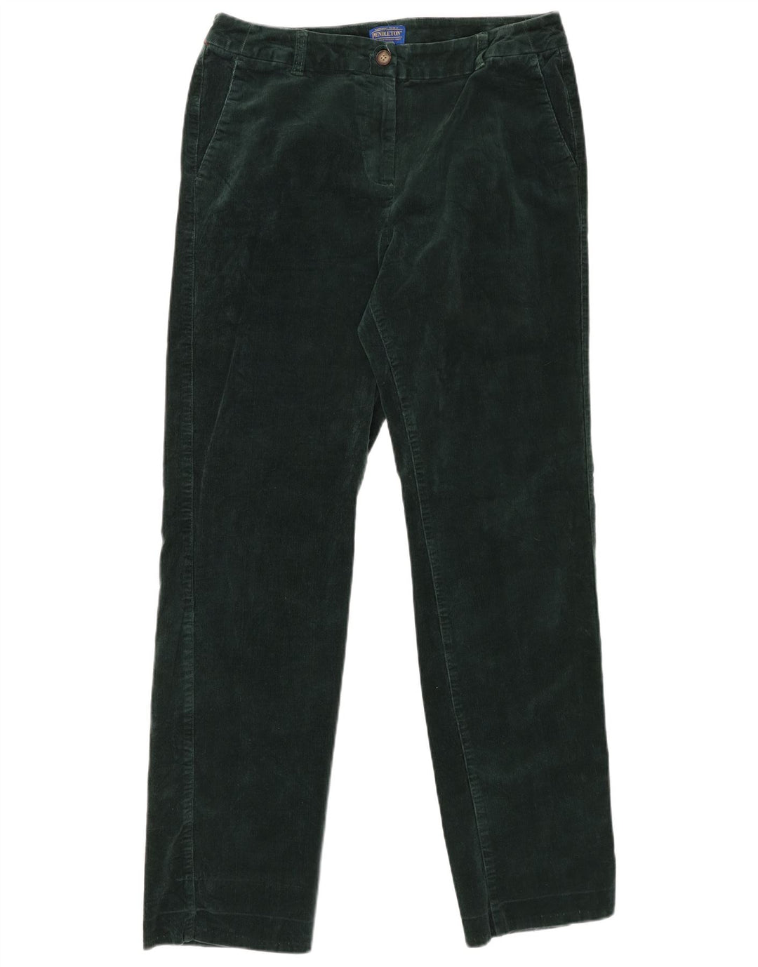Pantaloni di velluto a coste da donna Pendleton US 12 Large W32 L31 Cotone verde
