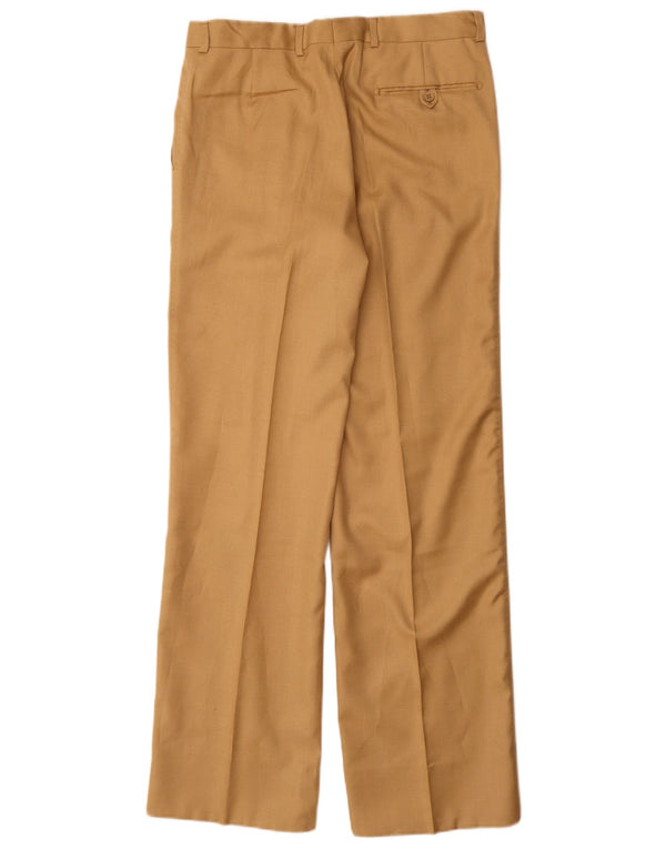 Pantaloni casual dritti da uomo vintage IT 48 medio W30 L32 Beige