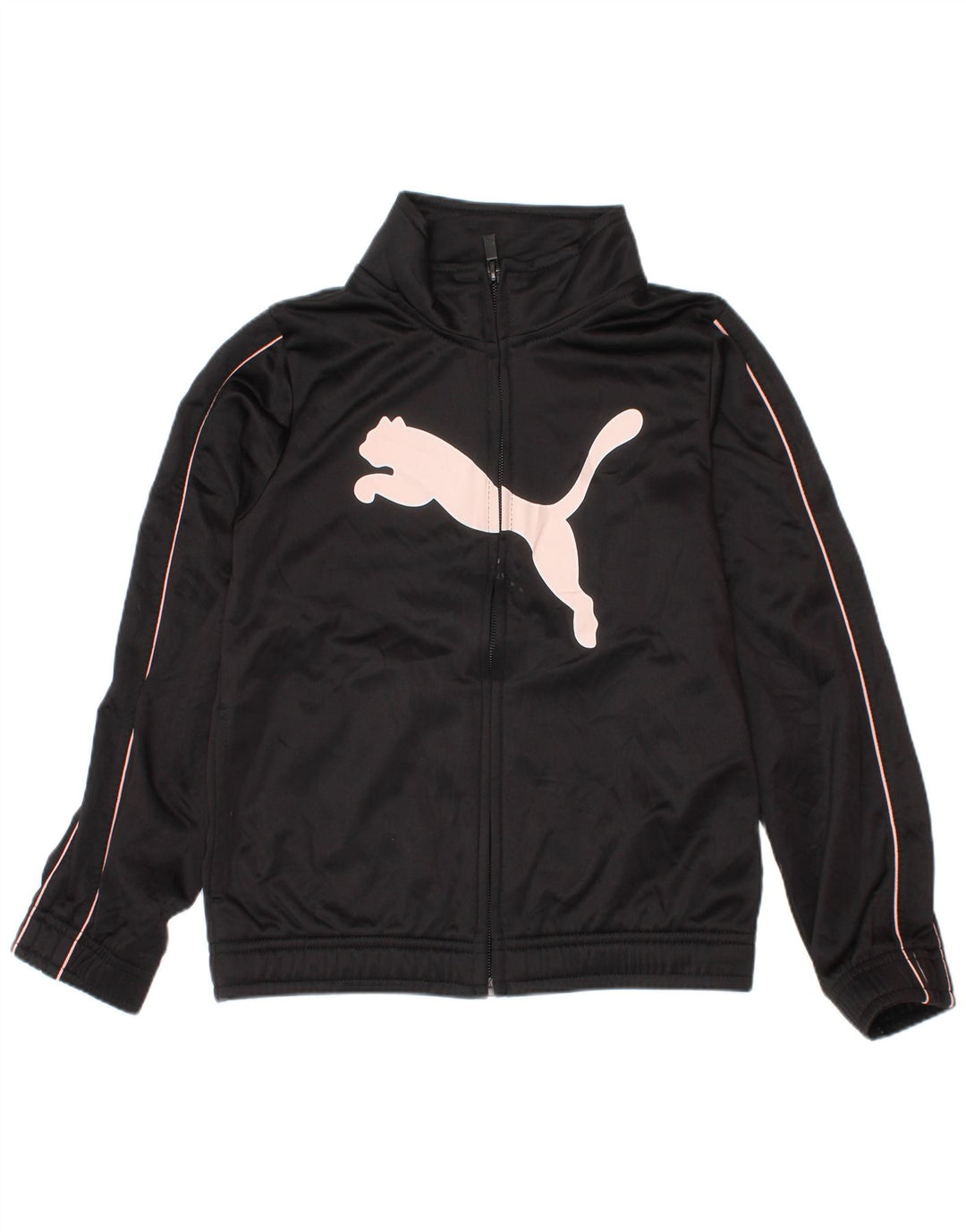 Giacca da ginnastica grafica per ragazze Puma 5-6 anni nera