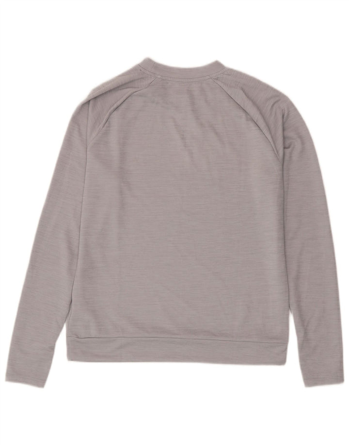 Felpa da donna Nike Jumper UK 10 Small Poliestere chiazzato grigio