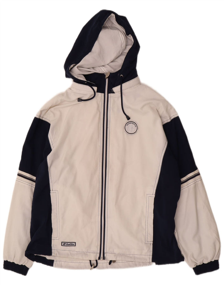 Giacca a vento da donna Lotto UK 38 Medium White Colourblock Sports