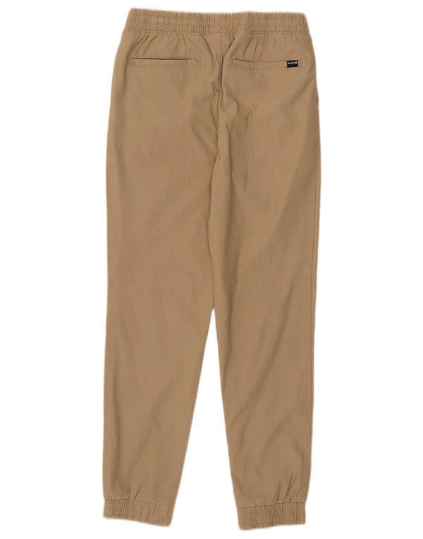Pantaloni casual da jogging per ragazzi Hurley 10-11 anni W26 L25 Nylon beige