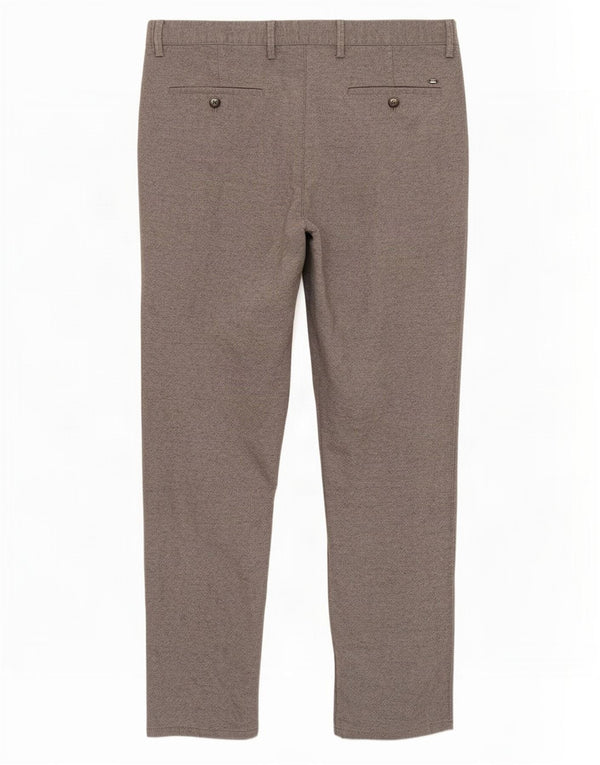 Pantaloni chino slim fit da uomo Massimo Dutti EU 44 Large W34 L28 Grigio