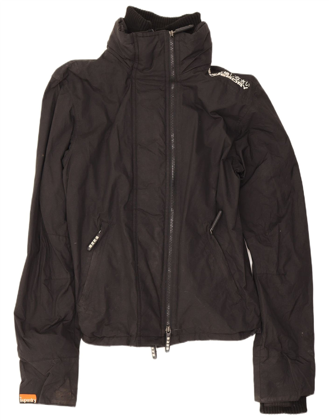 Giacca antipioggia da uomo Superdry UK 36 Small nylon nero