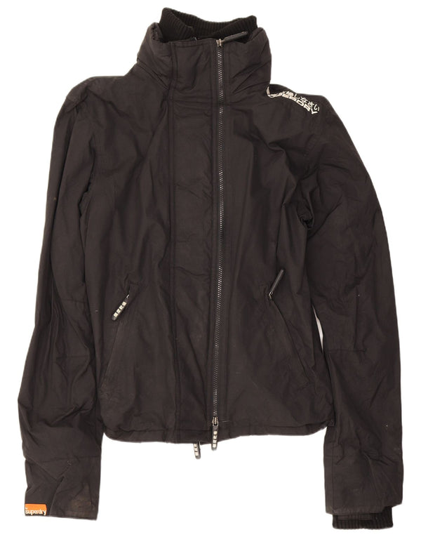 Giacca antipioggia da uomo Superdry UK 36 Small nylon nero