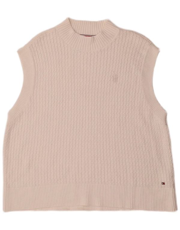 Canottiera da uomo Tommy Hilfiger Canotta XL in cotone bianco