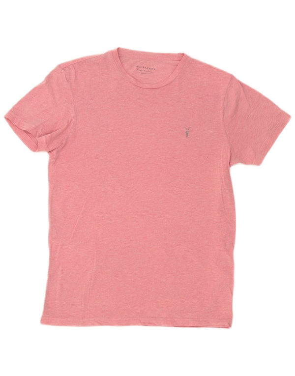 T-shirt da uomo con vestibilità regolare All Saints XS in cotone rosa