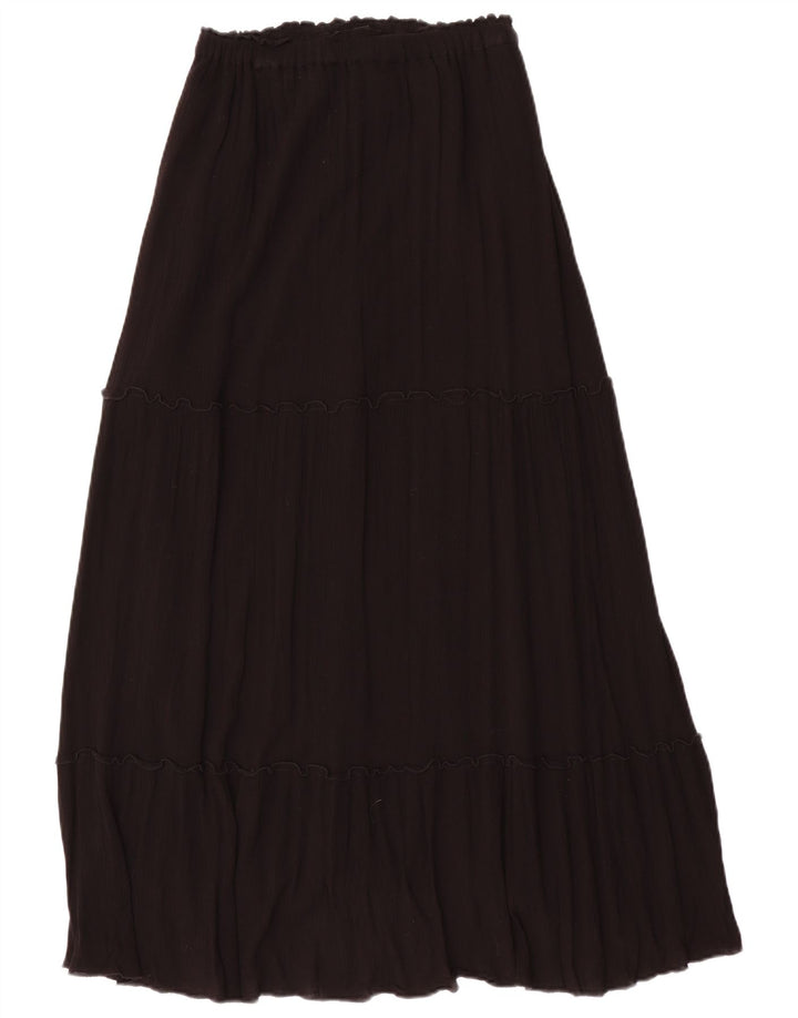 Gonna lunga a strati Zara da donna piccola W26 viscosa nera