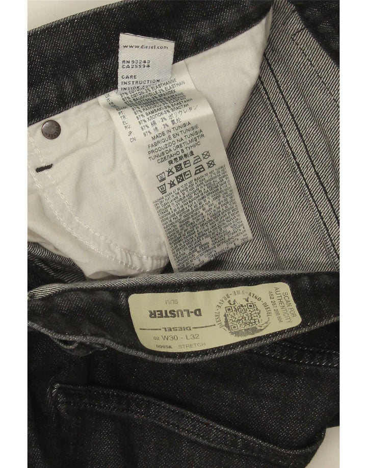 Jeans slim da uomo D-Luster Diesel W30 L32 cotone nero