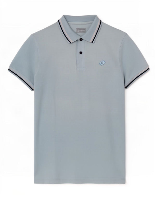 Polo Uomo Lotto Large in Cotone Blu