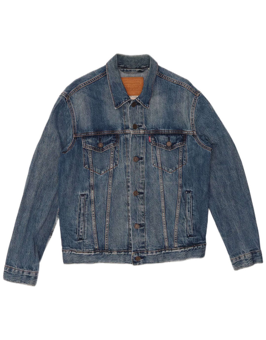 Giacca di jeans da uomo LEVI'S UK 38 Blu medio