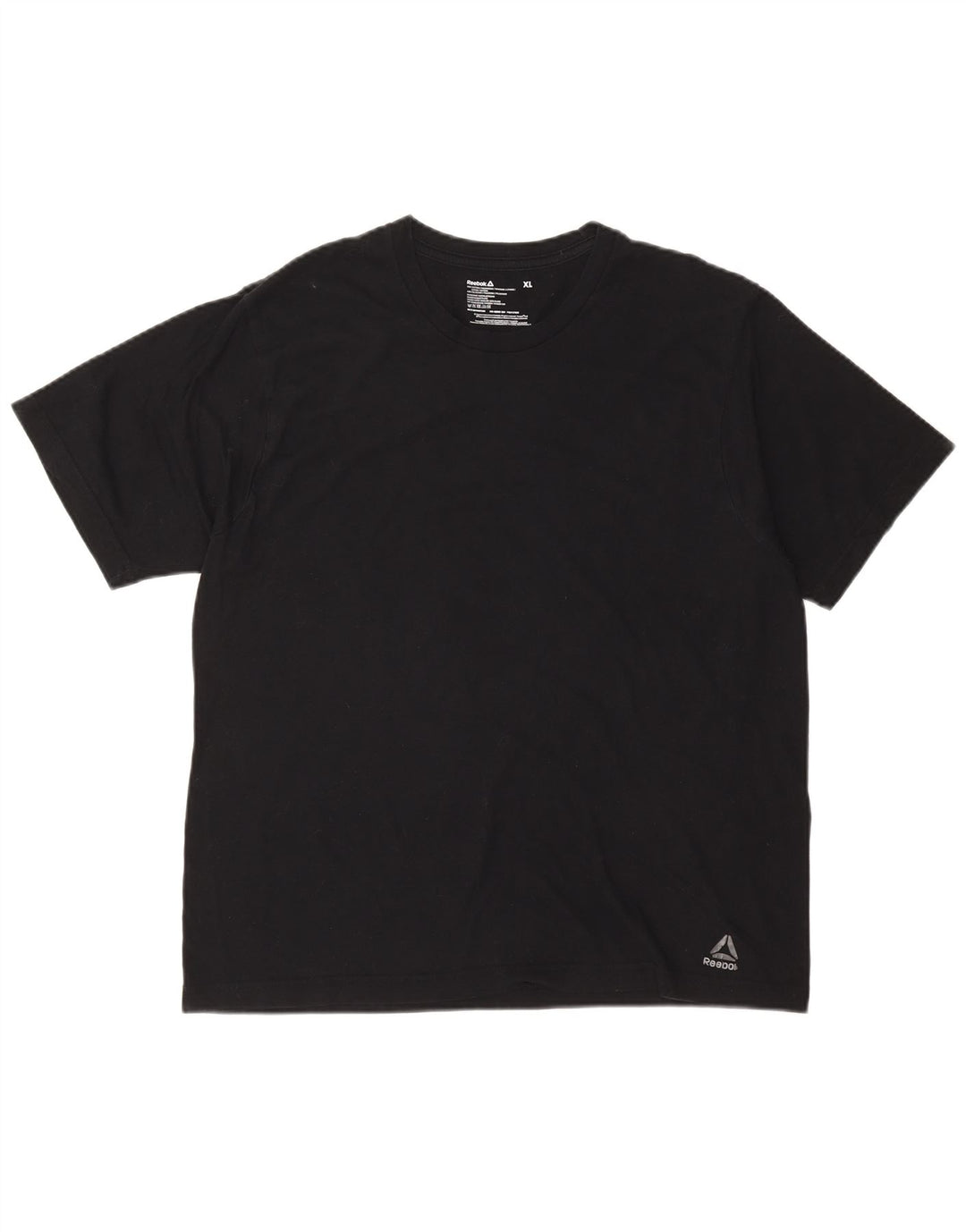 T-shirt da uomo REEBOK Top XL in cotone nero