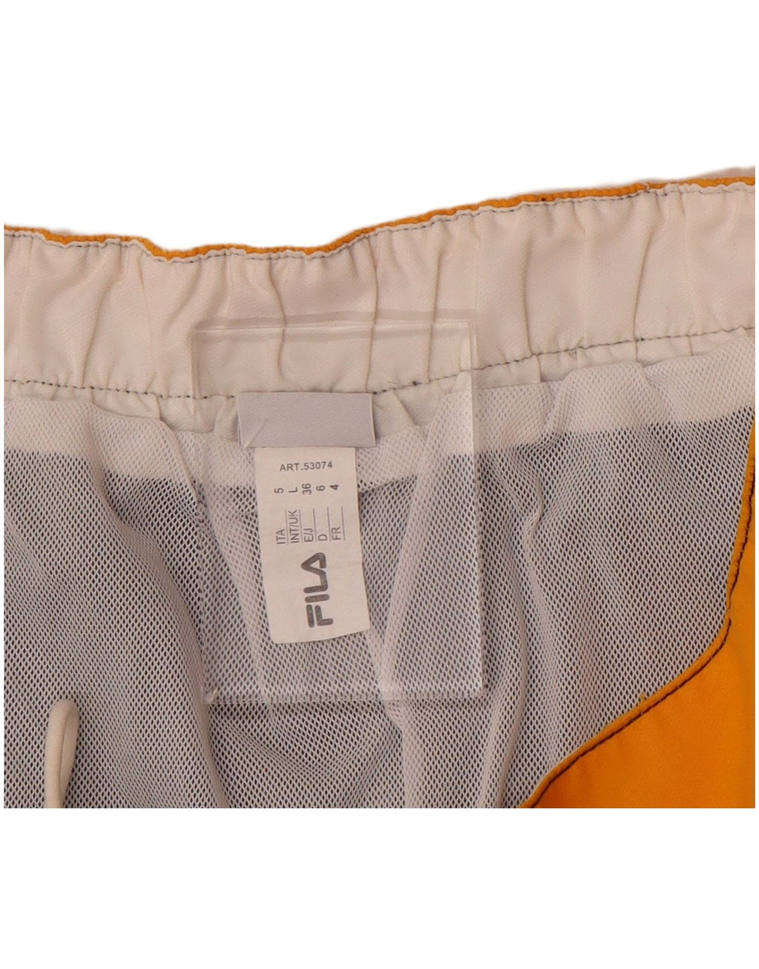 Pantaloncini da bagno grafici da uomo Fila Large in poliestere color block grigio