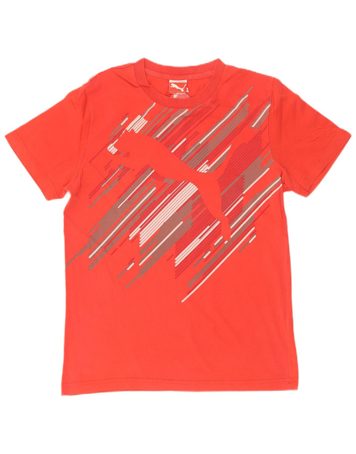 T-shirt grafica da uomo Puma Top piccola a righe rosse