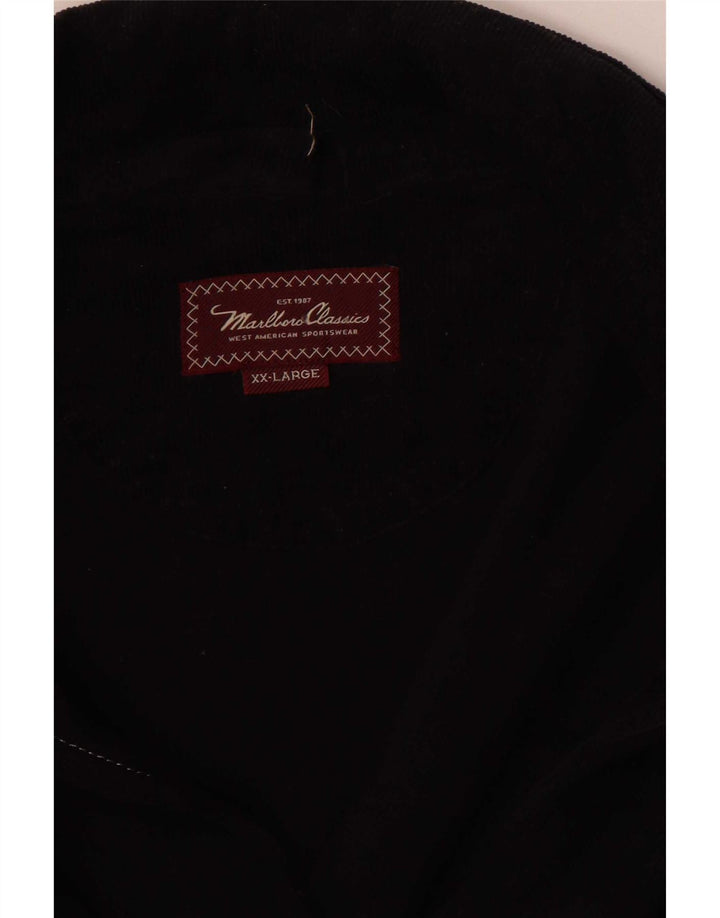 Giubbotto bomber da uomo Marlboro Classics UK 44 2XL Nero