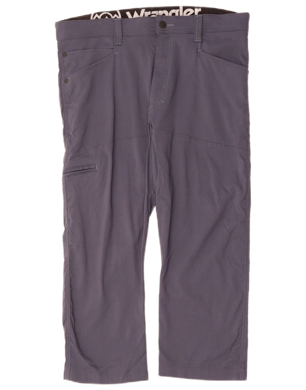 Pantaloni corti cargo da uomo Wrangler W34 L24 nylon blu navy