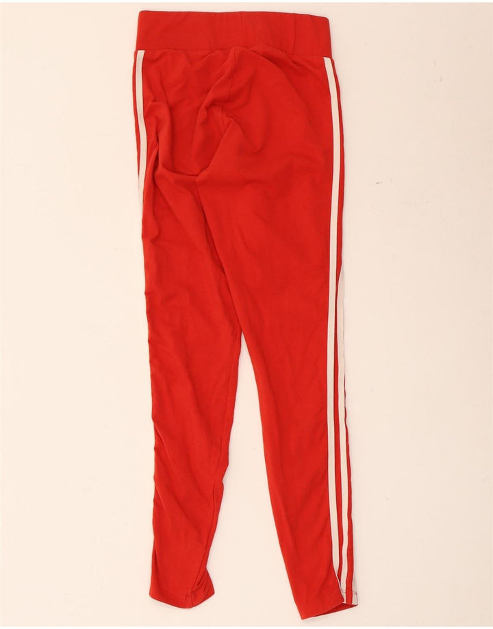 Leggings Adidas da donna UK 10 Small rosso elastan