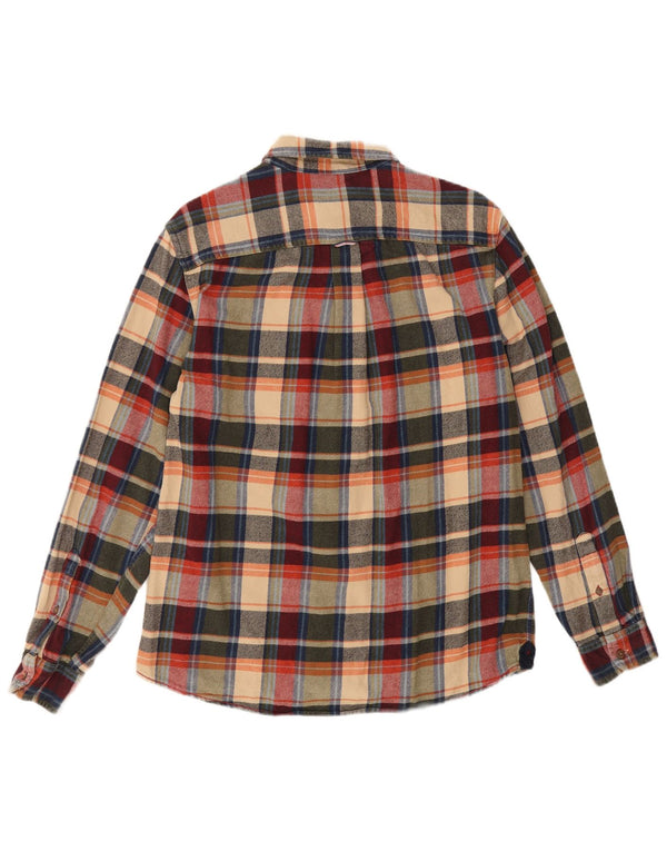 Camicia da uomo in flanella dal taglio classico di White Stuff a quadri multicolore medio