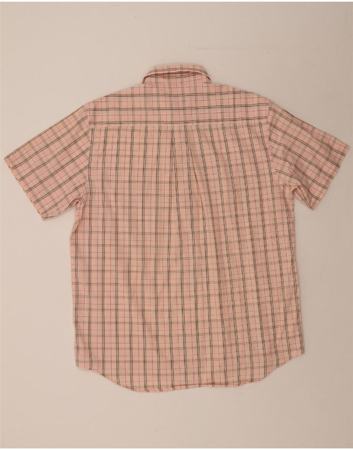 ESPRIT Mens Short Sleeve Shirt XL Pink Check Cotton Vintage Esprit and Second-Hand Esprit from Messina Hembry 