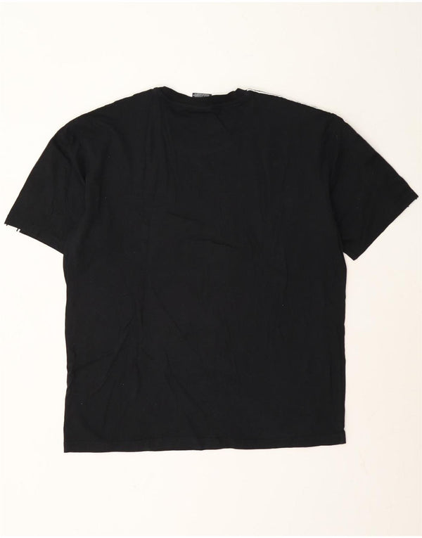 T-shirt grafica da donna Champion Top UK 16 Large Blu Navy Colourblock