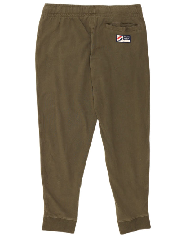Pantaloni da tuta da uomo Superdry Joggers Large in cotone kaki
