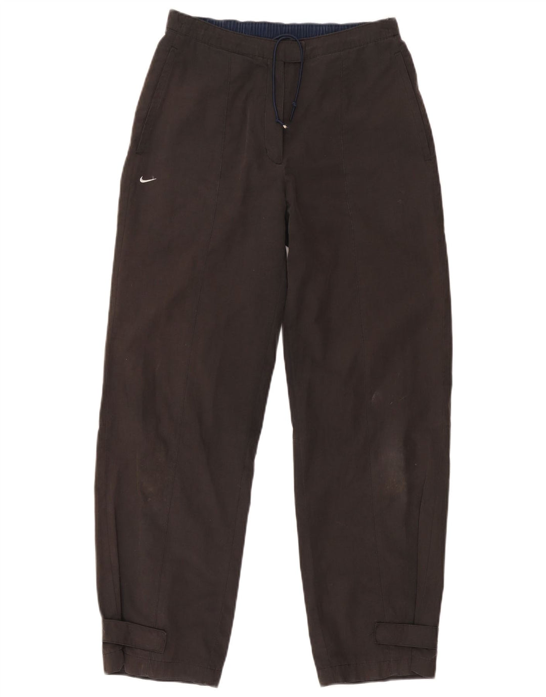 Pantaloni casual dritti Nike da donna US 4/6 Small W30 L29 poliestere grigio