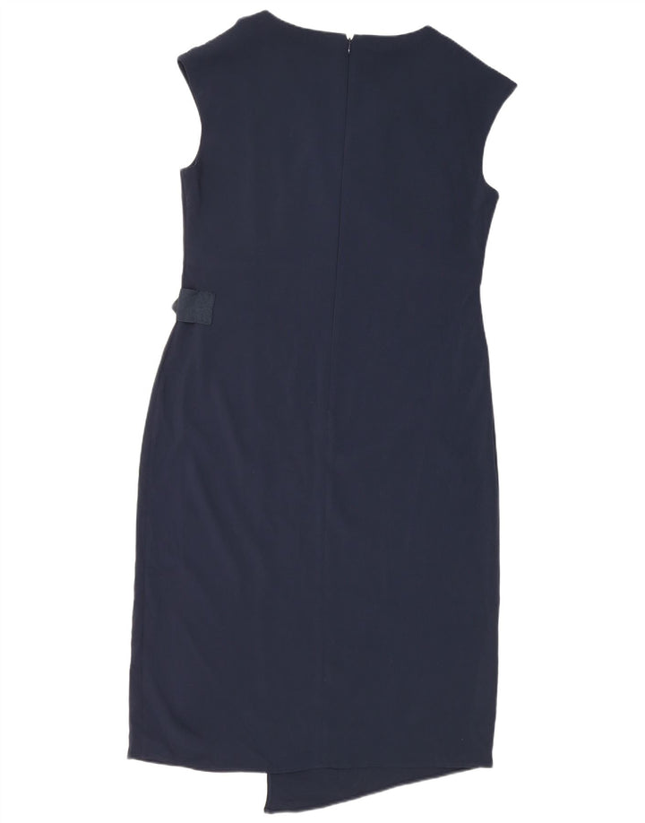 Abito tubino autografo da donna Marks & Spencer UK 14 grande blu navy