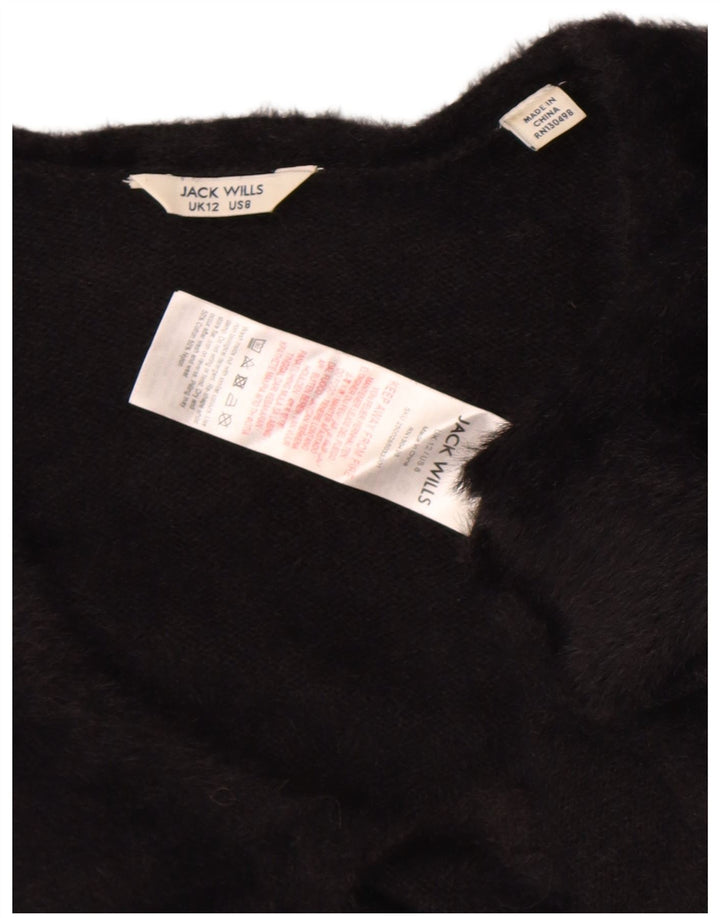 Maglione Bolero da donna Jack Wills UK 12 cotone nero medio