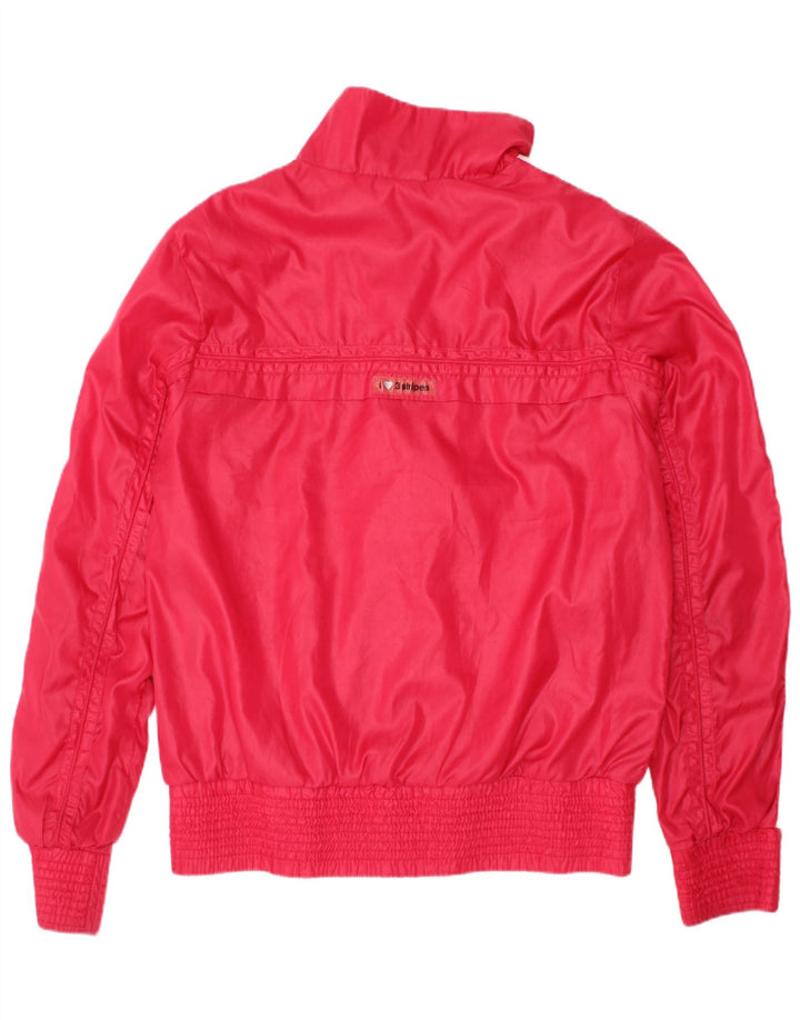 ADIDAS Giacca da tuta da bambina a tre strisce 9-10 anni in poliestere rosa
