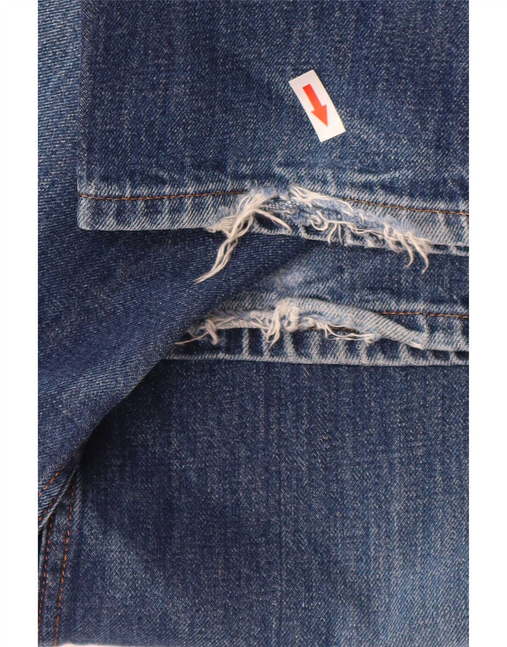 Jeans dritti da uomo Hugo Boss W36 L28 cotone blu